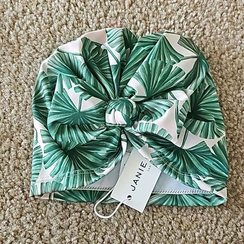 Janie and Jack girls RECYCLED PALM SWIM HEADWRAP